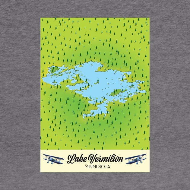 Lake Vermilion Minnesota map by nickemporium1